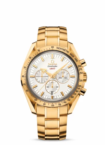 Omega Speedmaster Broad Arrow 1957 Yellow Gold / Silver / Bracelet 321.50.42.50.02.001 (32150425002001)